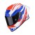 SCORPION EXO R1 EVO 2 AIR VALERE BLUE RED HELMET