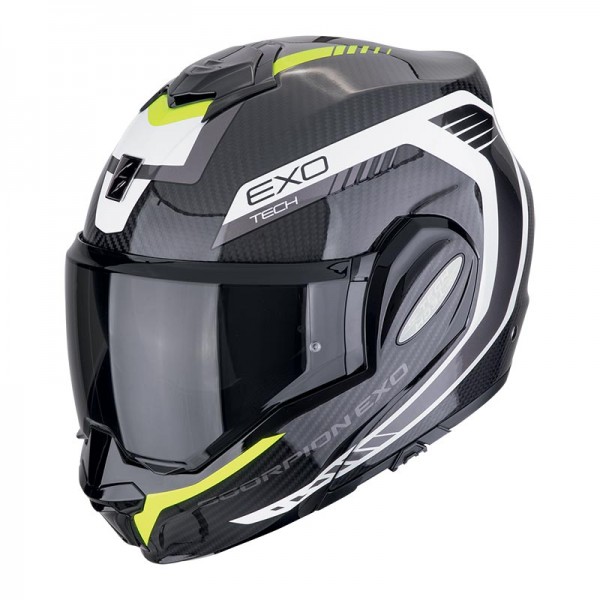 SCORPION EXO TECH EVO CARBON COSY YELLOW HELMET