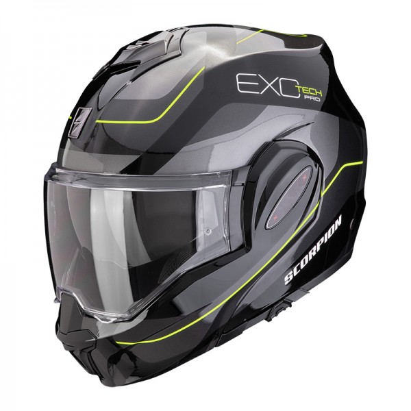 SCORPION EXO TECH EVO PRO COMMUTA SILVER HELMET