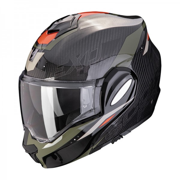 SCORPION EXO TECH EVO PRO SOLID BLACK HELMET