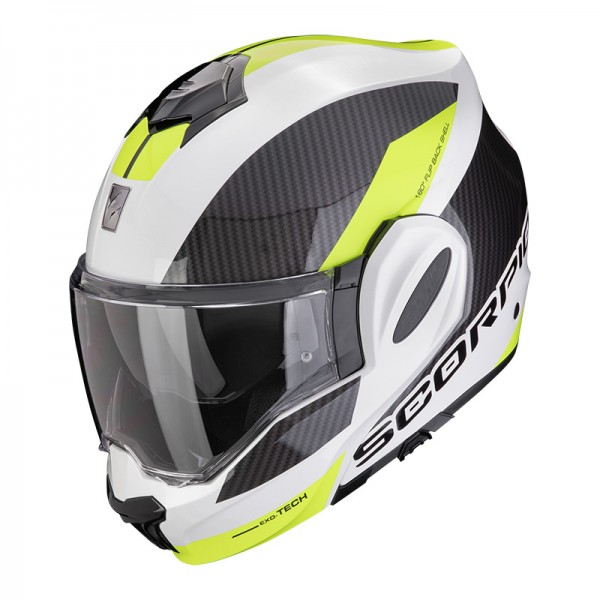 SCORPION EXO TECH EVO TEAM YELLOW HELMET