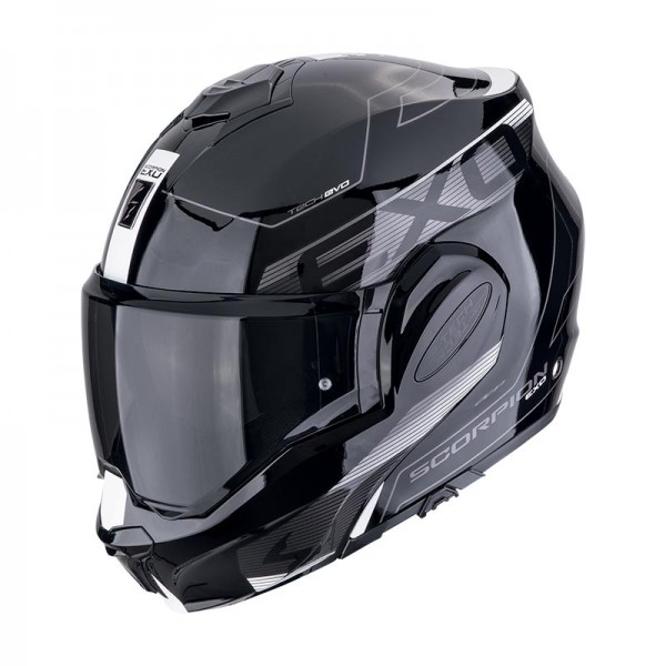 SCORPION EXO TECH EVO TRAVELLER WHITE HELMET