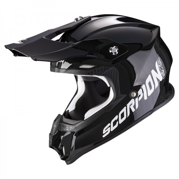 SCORPION EXO VX-16 EVO AIR SOLID BLACK HELMET