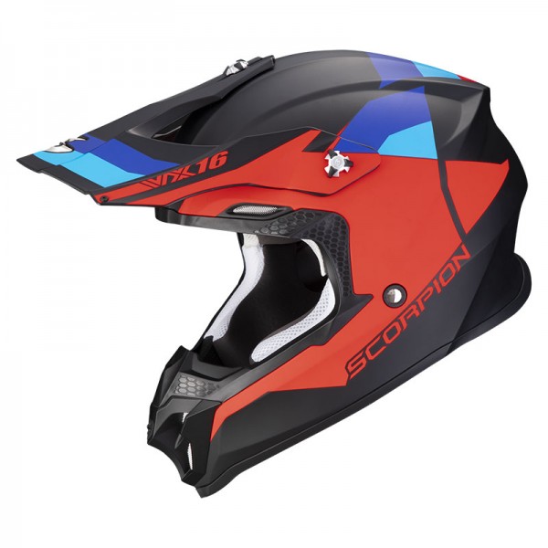 SCORPION EXO VX-16 EVO AIR SPECTRUM RED HELMET