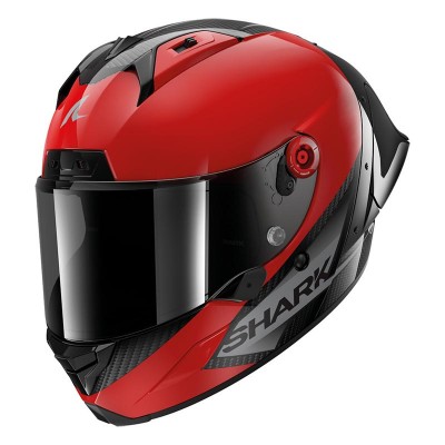 SHARK AERON GP BLANK SP CARBON RED HELMET