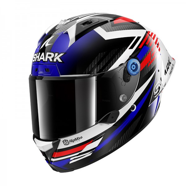 SHARK AERON GP FIM RACING FIRSTLAP BLUE HELMET