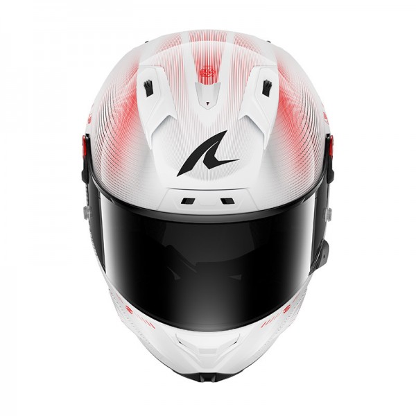 SHARK AERON SPEED-TECH WHITE RED HELMET