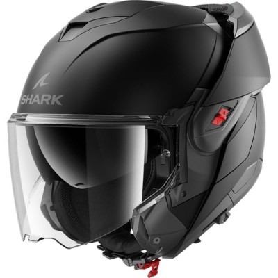 SHARK OXO BLANK MATT BLACK ANTHRACITE HELMET