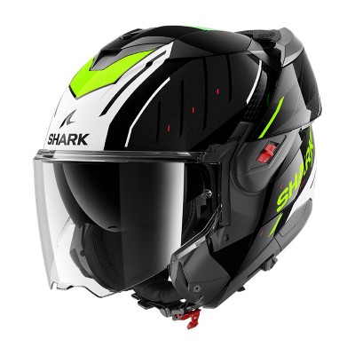 SHARK OXO RYDGER BLACK YELLOW HELMET