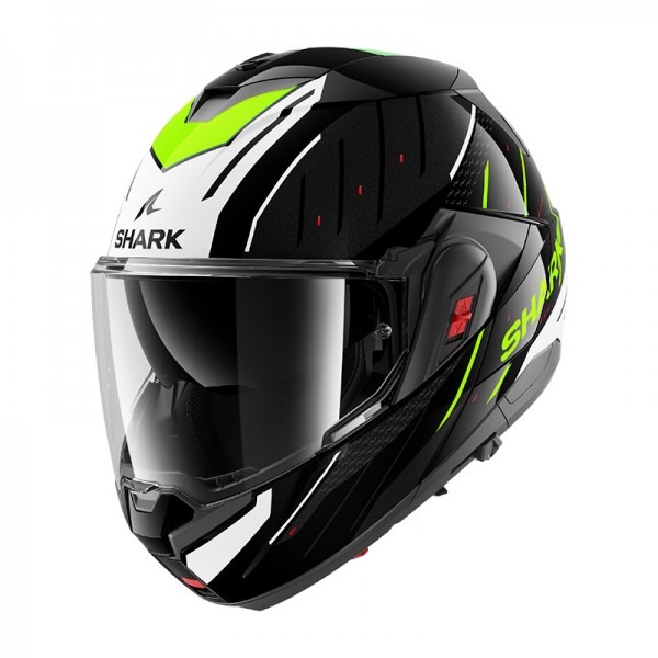 SHARK OXO RYDGER BLACK YELLOW HELMET