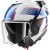 SHARK OXO SIKTER WHITE BLUE HELMET