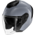 SHARK RS JET BLANK GUN SILVER HELMET