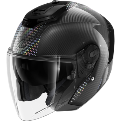 SHARK RS JET CARBON IKONIK CARBON IRIDESCENT HELMET