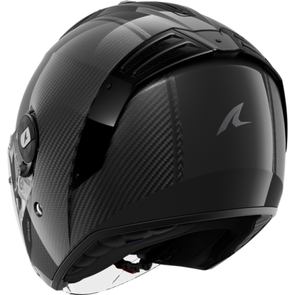 SHARK RS JET CARBON SKIN CARBON BLACK HELMET