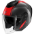 SHARK RS JET CARBON SKIN CARBON RED CARBON HELMET