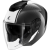 SHARK RS JET CARBON SKIN CARBON WHITE BLACK HELMET