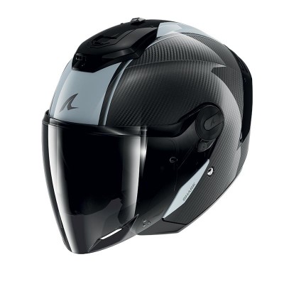 SHARK RS JET CARBON SKIN SILVER HELMET