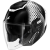 SHARK RS JET STRIDE BLACK WHITE BLACK HELMET