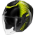 SHARK RS JET STRIDE BLACK YELLOW SILVER HELMET