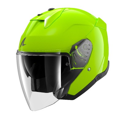 SHARK SKWAL I3 JET BLANK YELLOW FLUO HELMET