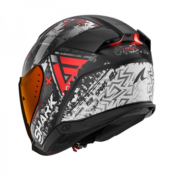 SHARK SKWAL I3 JET HELLCAT MAT RED HELMET