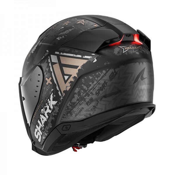SHARK SKWAL I3 JET HELLCAT MAT SILVER HELMET