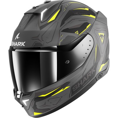 SHARK SKWAL I3 LINIK MAT ANTHRACITE YELLOW HELMET