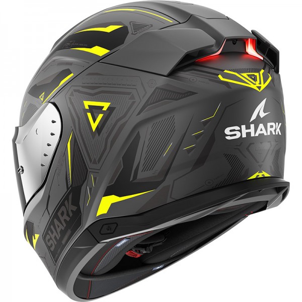 SHARK SKWAL I3 LINIK MAT ANTHRACITE YELLOW HELMET