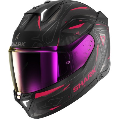 SHARK SKWAL I3 LINIK MAT BLACK PURPLE HELMET