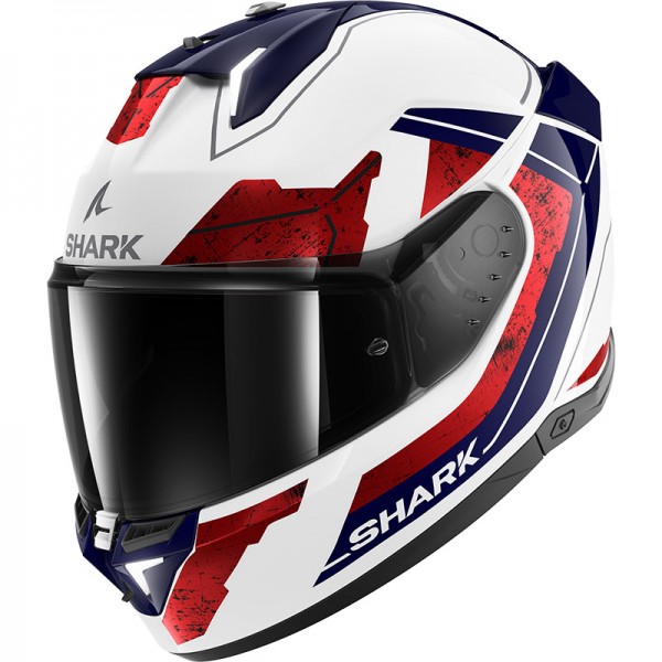 SHARK SKWAL I3 RHAD WHITE RED HELMET