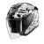 SHARK SKWAL JET PRANZ BLACK WHITE HELMET