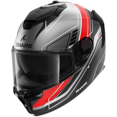 SHARK SPARTAN GT PRO TORYAN GREY RED HELMET