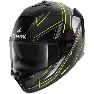 SHARK SPARTAN GT PRO TORYAN GREY YELLOW HELMET