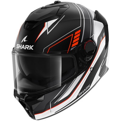 SHARK SPARTAN GT PRO TORYAN WHITE ORANGE HELMET