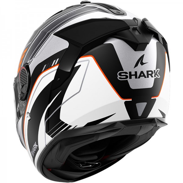 SHARK SPARTAN GT PRO TORYAN WHITE ORANGE HELMET
