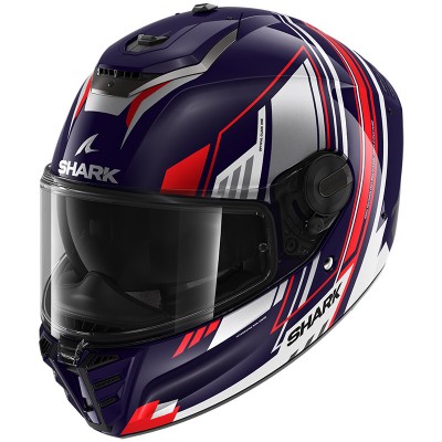 SHARK SPARTAN RS BYRHON RED GREY HELMET