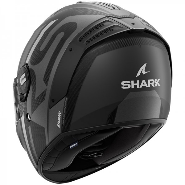 SHARK SPARTAN RS CARBON SHAWN MAT GREY HELMET