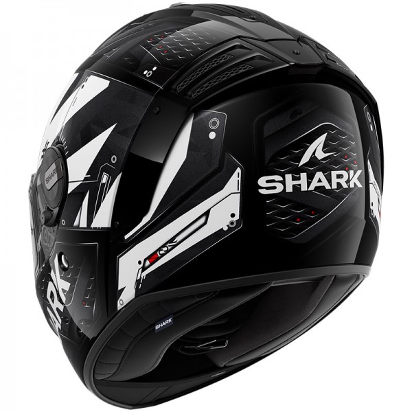 SHARK SPARTAN RS STINGREY BLACK WHITE HELMET