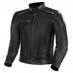 Shima Blake Black Leather Vintage Jacket