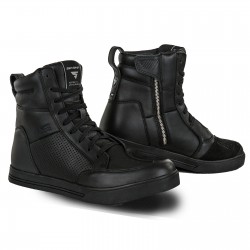 Shima Blake Black Leather Vintage Sneakers Boots