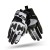 Shima Blaze Black White Short Gloves