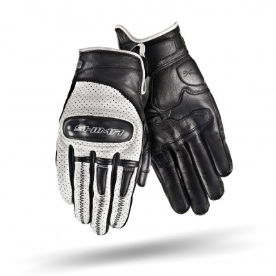 Shima Caliber Balck White Vintage Gloves