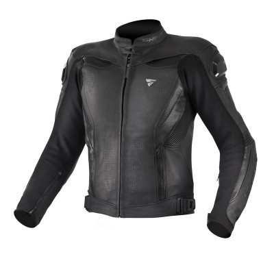 Shima Chase Black Leather Jacket