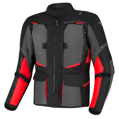 Shima Hero 2.0 Black Red Textile Jacket
