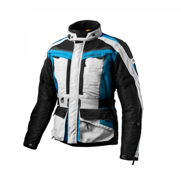 Shima Horizon Black Grey Blue Textile Jacket 