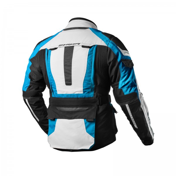 Shima Horizon Black Grey Blue Textile Jacket 