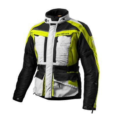 Shima Horizon Black Grey Yellow Fluo Textile Jacket 