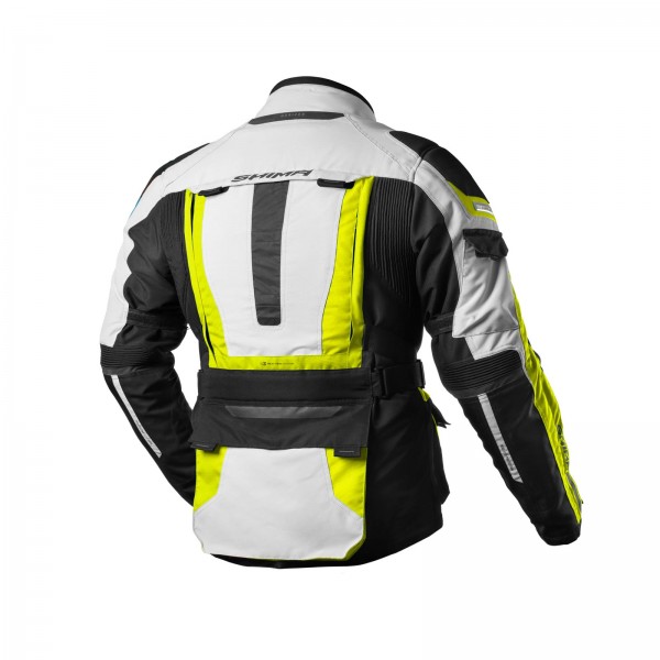 Shima Horizon Black Grey Yellow Fluo Textile Jacket 