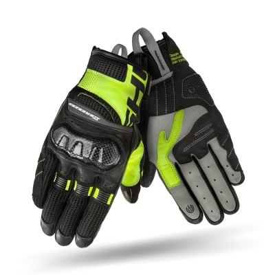 Shima X-Breeze 2 Black Yellow Fluo Grey Short Gloves