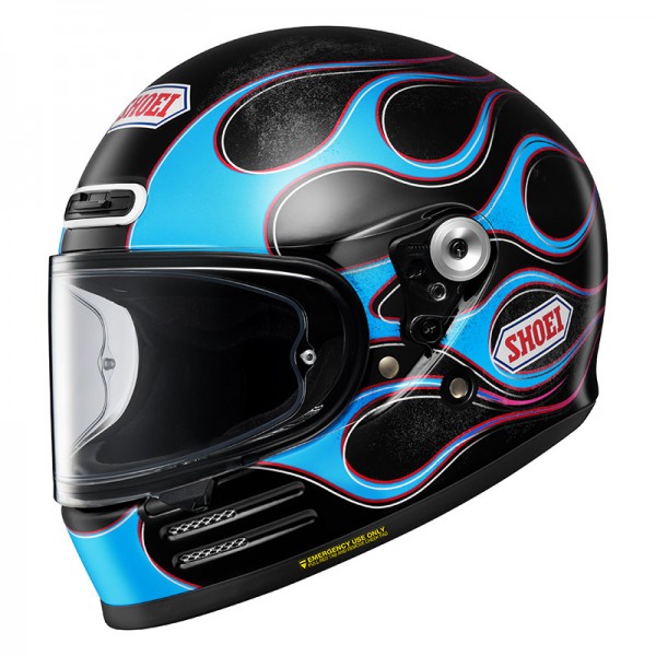 SHOEI GLAMSTER 06 BLAST TC-2 BLUE HELMET